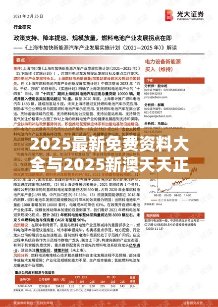 2025最新免费资料大全与2025新澳天天正版免费观看-效果解读、专家解析解释与落实